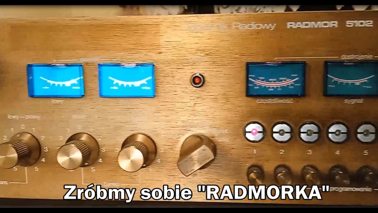 Radmor 5102. Regulacja prądu spoczynkowego i wskaźników wychyłowych wzmacniacza.