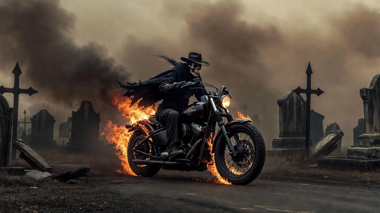 Riding Through Graves and Fire 🔥 Dark Outlaw Country on the Cursed Road