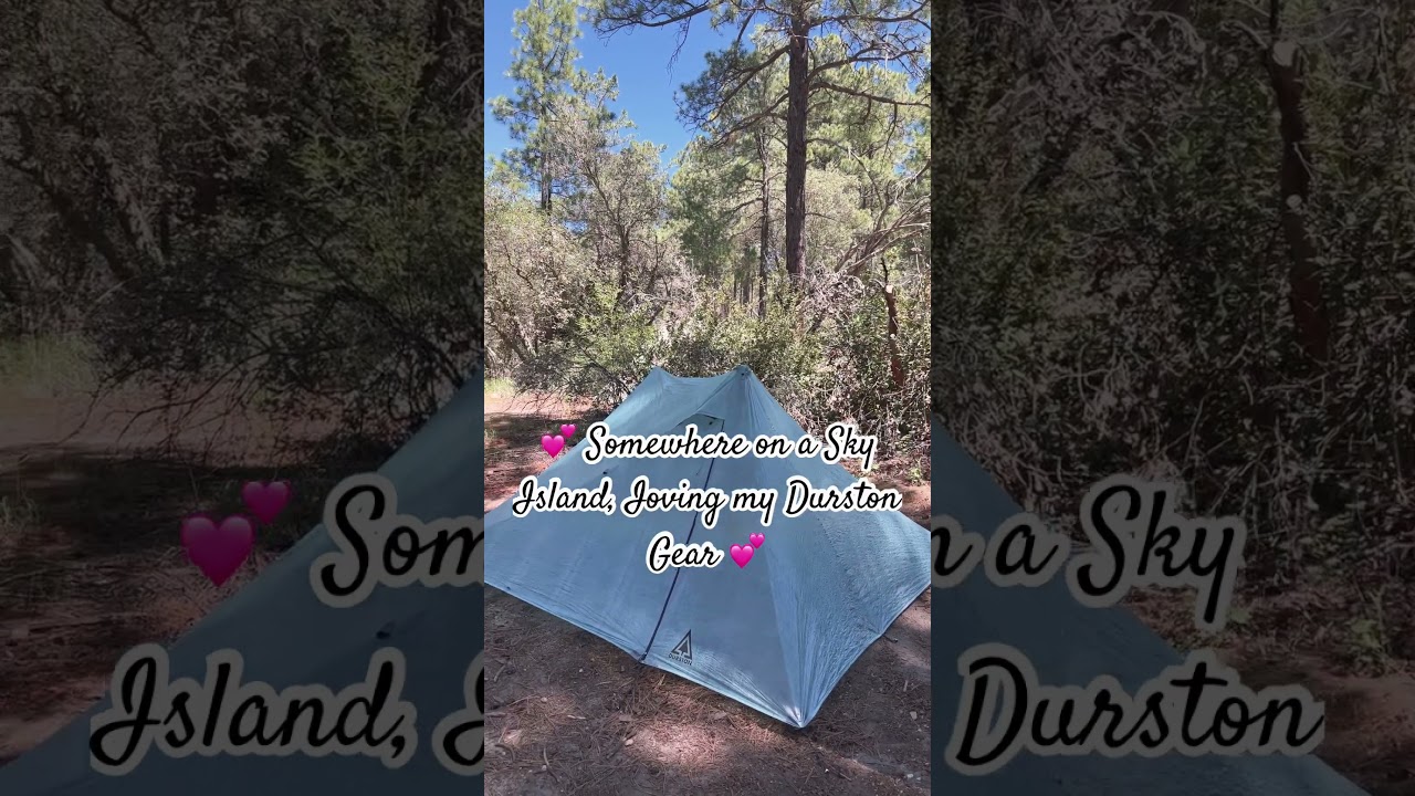 Backpacking on an Arizona Sky Island and loving my Durston Xmid Pro 2 and my Durston Pack #shorts