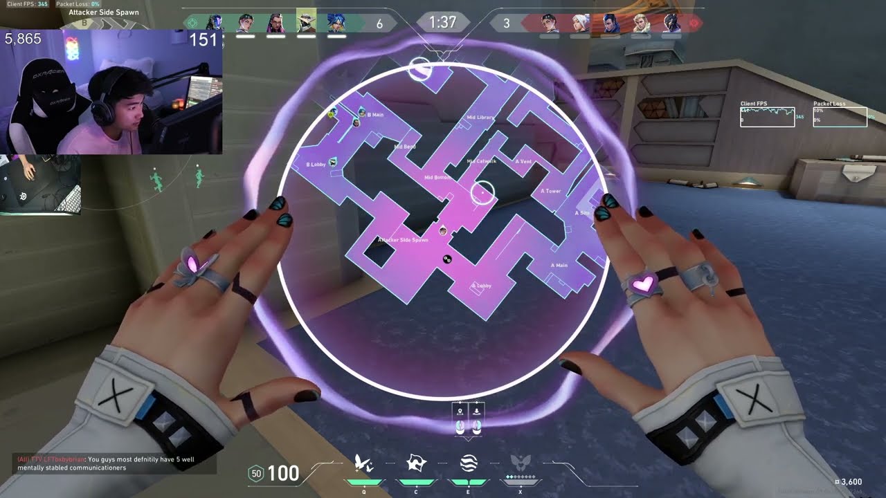 33 RANK! NRG s0m CLOVE VALORANT RANKED GAMEPLAY [ FULL MATCH VOD ]