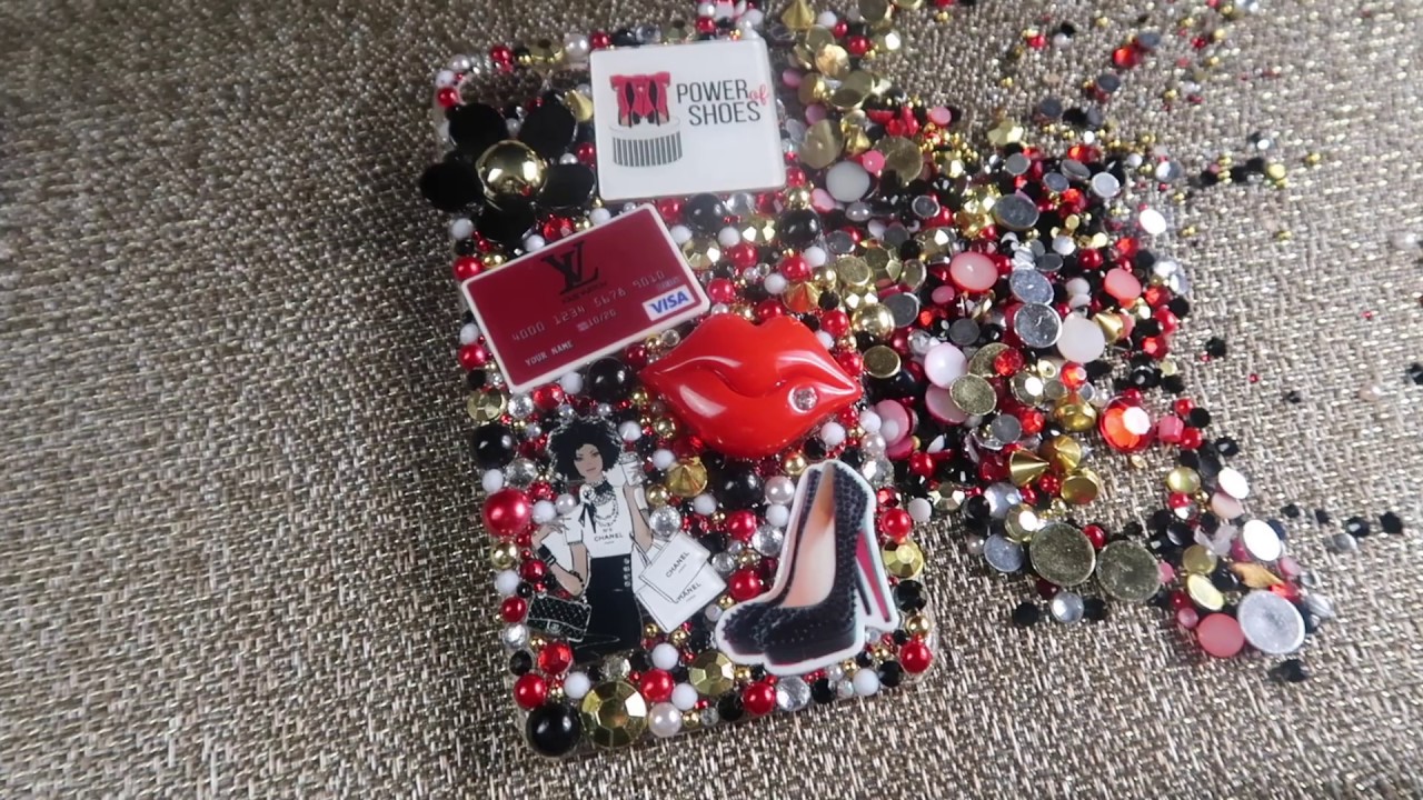 DIY bling phone case for beginner!!!