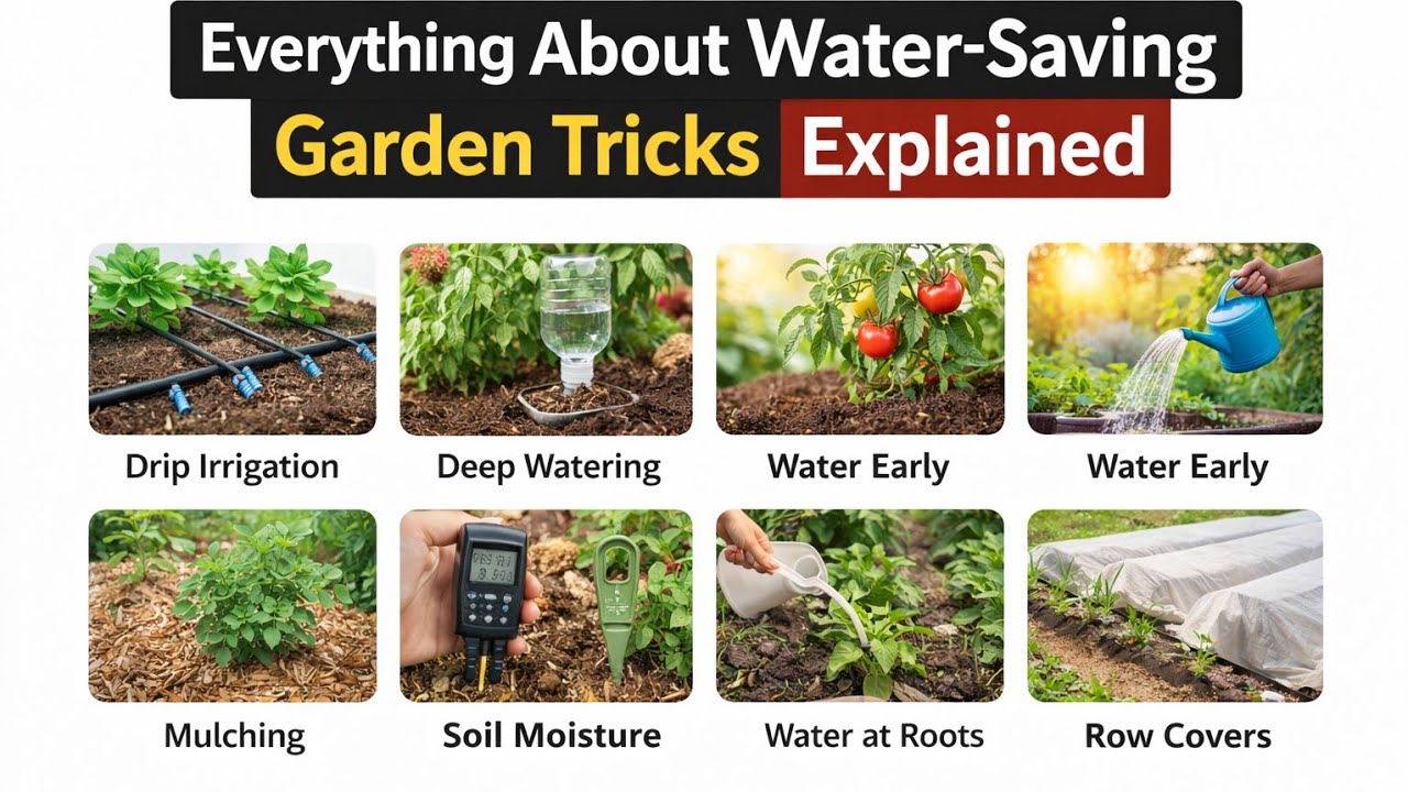 Everything About Water-Saving Garden Tricks Explained in 13 Minutes