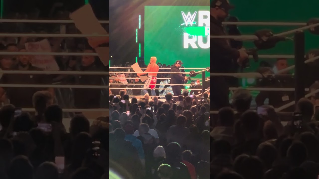 Przemowa Cody Rhodes po main event WWE Gdańsk