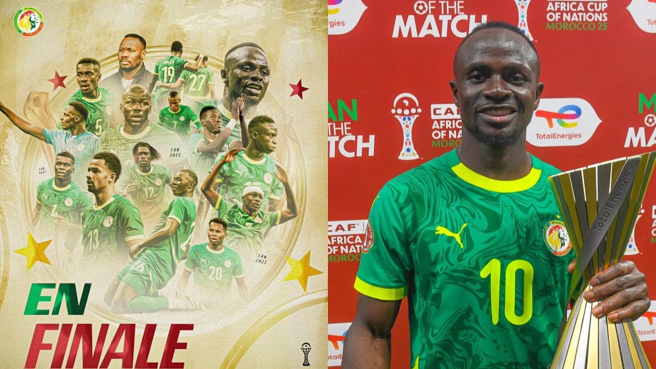 CAN 2025 : SENEGAL 1 - 0 ÉGYPTE CALMA CALMA ON EST EN FINAL !