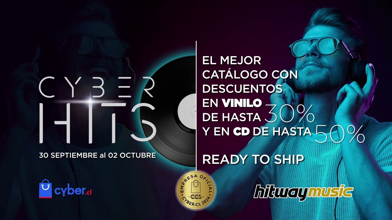 &iexcl;Aprovecha el Cyber en Hitway Music! Encuentra descuentos &uacute;nicos en vinilos, CDs y DVD