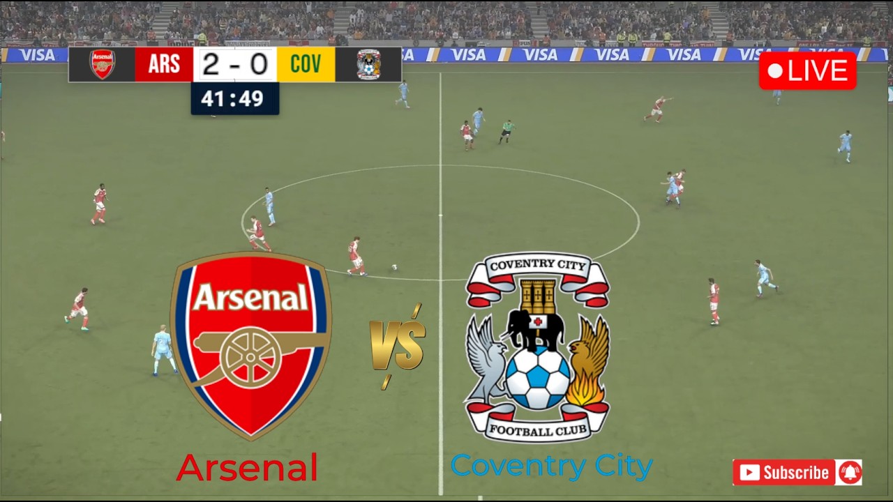🔴 LIVE: Arsenal vs Coventry City | Premier League 2026/27 - Round 1 | FULL HD Match Simulation