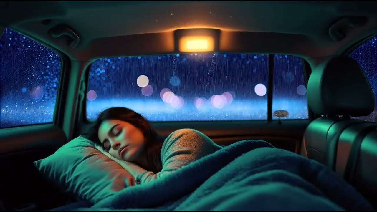 Sons de Chuva Suave 🌧️ Carro Aconchegante para Dormir sem Estresse