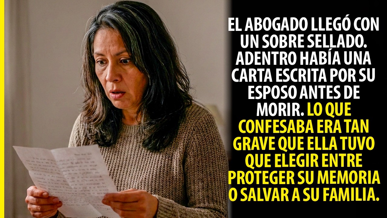 VIUDA RECIBE CARTA DE SU ESPOSO MUERTO 5 AÑOS DESPUÉS CON UNA CONFESIÓN