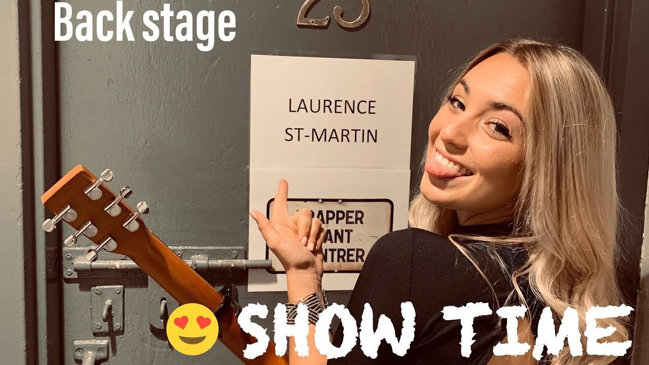 Back stage à St-Tite avec la fille des îles !