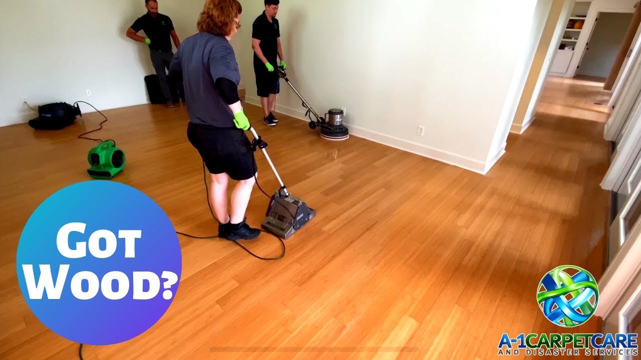 Bamboo Floors Professionally Cleaned by A-1 Carpet Care