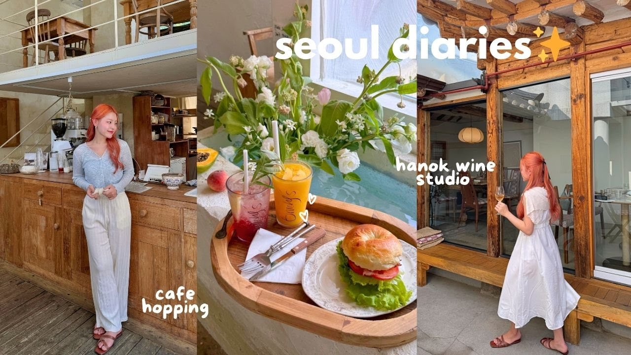 seoul diaries 🇰🇷 cafe hopping, han river picnic ✨  hanok wine bar, korean wedding 💍 more reunions!