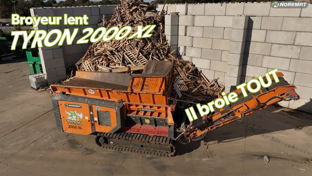 NOREMAT - Broyage de bois chez GUYOT ENVIRONNEMENT