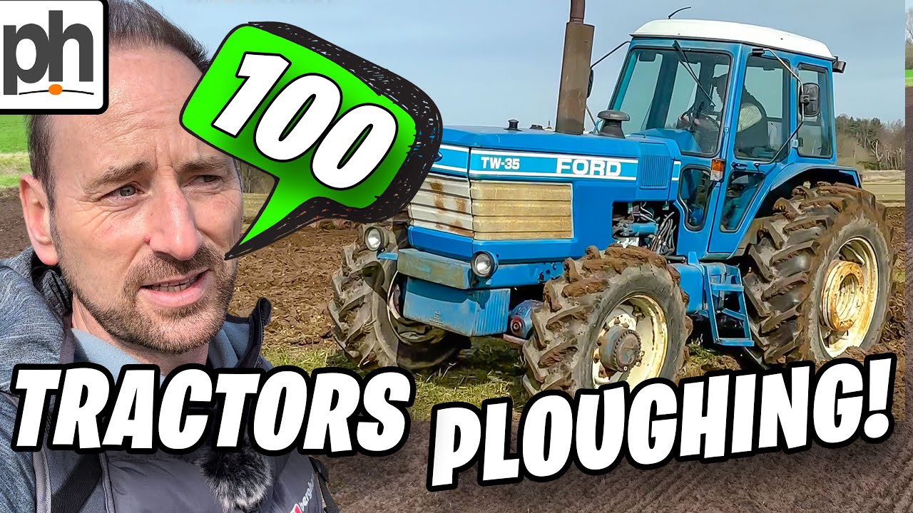Винтажный ТРАКТОР для пахоты. Сравнение старых и новых тракторов #VintageTractor