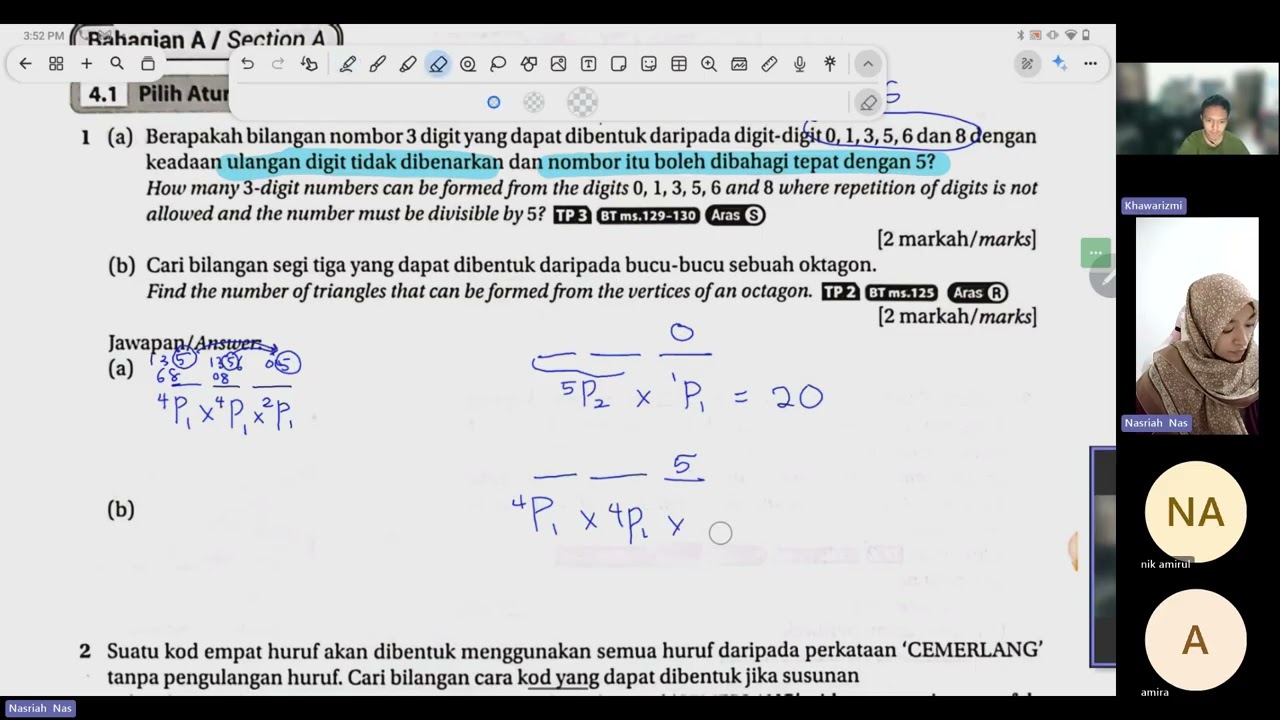 Pilih Atur (Permutation) & Gabungan (Combination) Part 2
