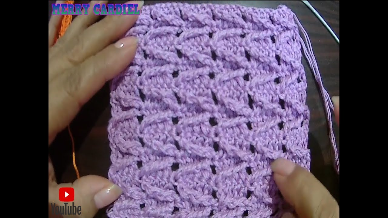 COMO TEJER PUNTO A CROCHET  CON MERRY CARDIEL
