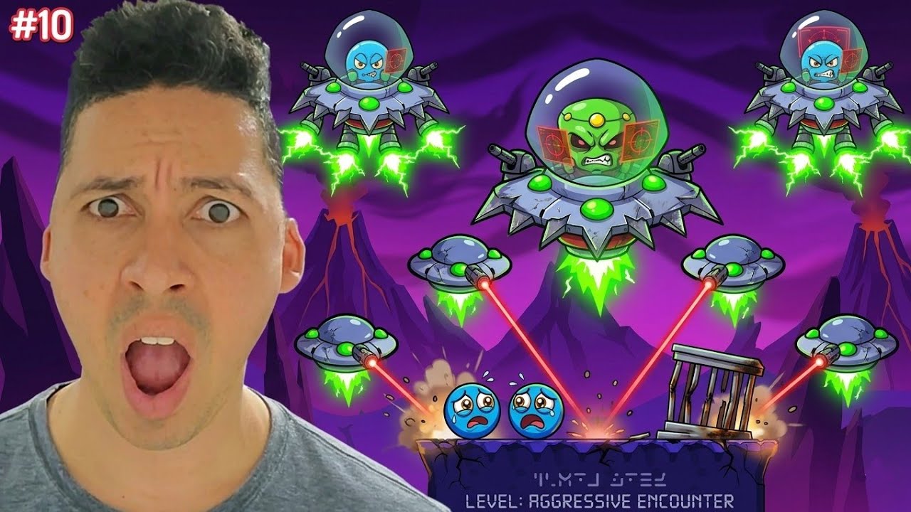 Ball V - Red Boss Challenge - #10 - Elimino Al Jefe Extraterrestre - Juegos De MELVIN