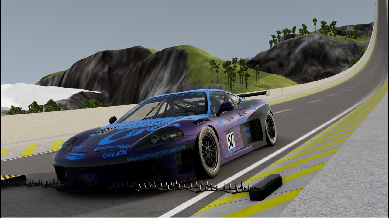 BeamNG Random spike strip testing #39