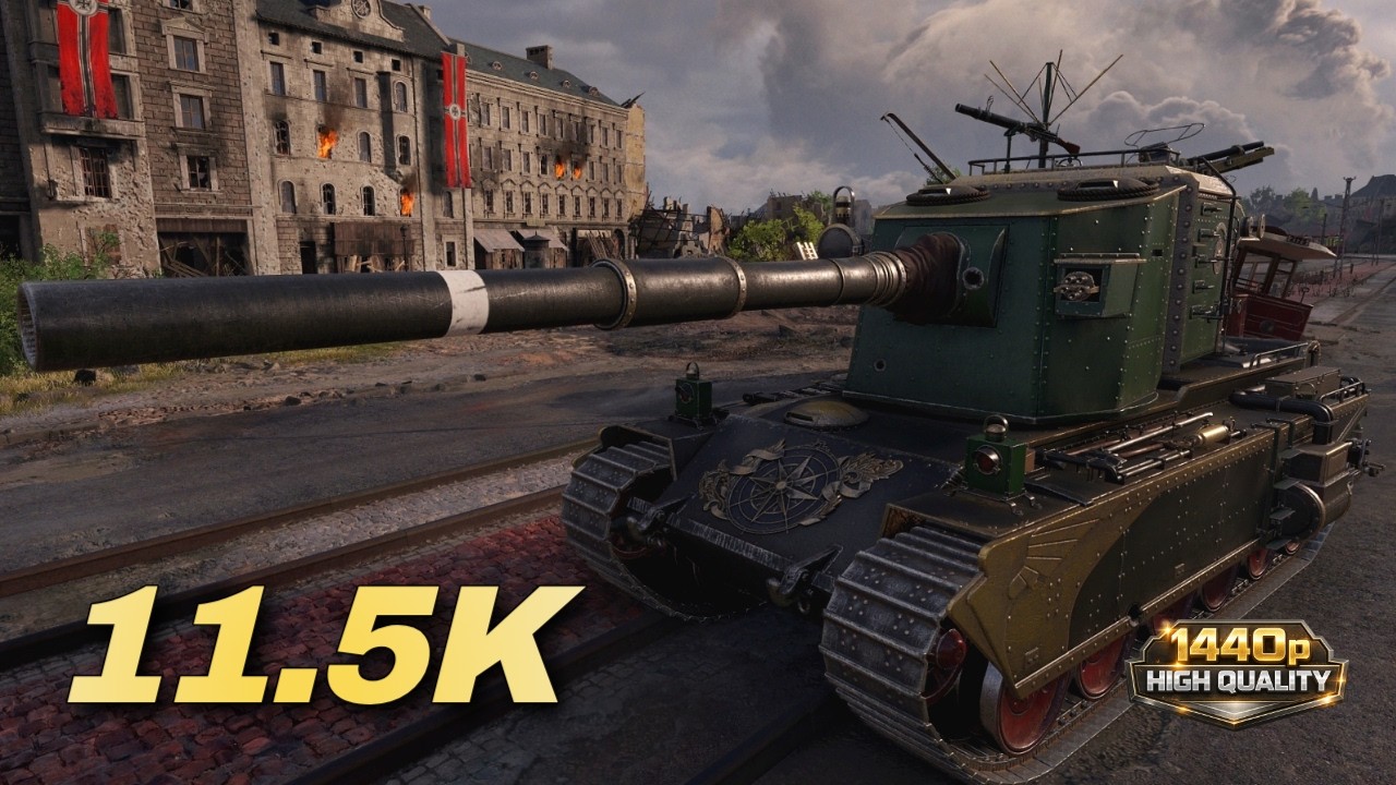 FV4005 One-Shot Rampage - 8 Kills on Berlin