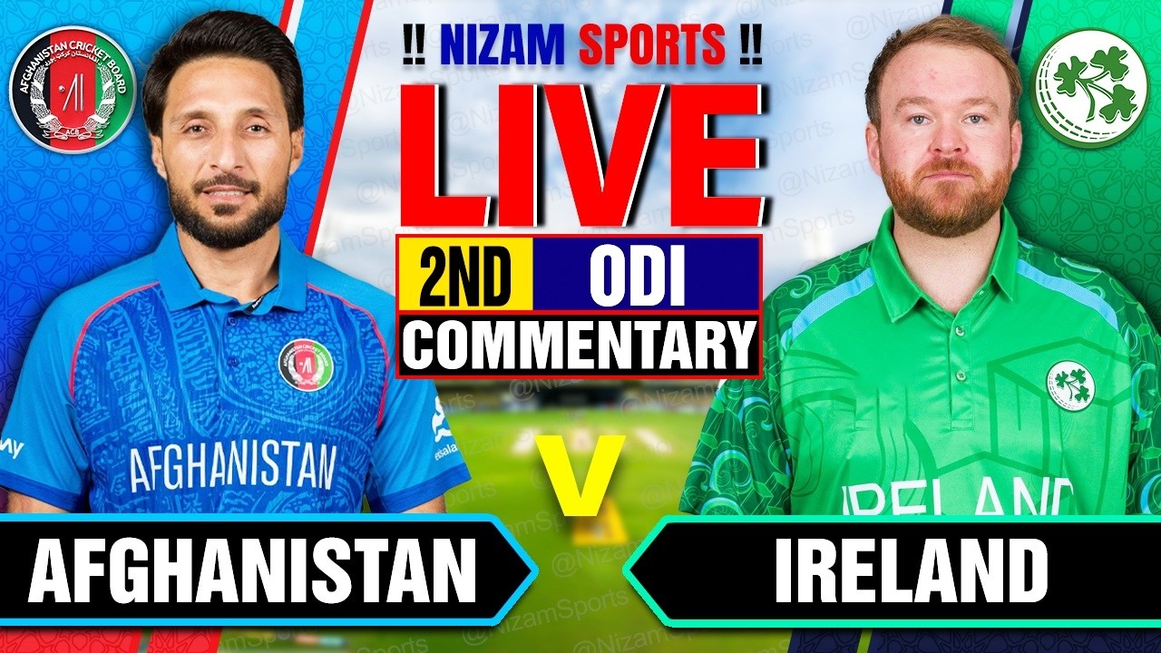 🔴Live: Afghanistan vs Ireland | 2nd ODI | Live Cricket Score & Commentary