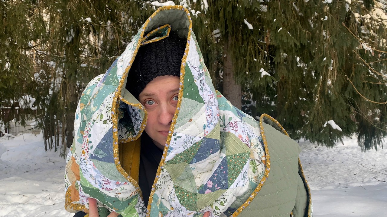 I finished my summer quilt in the dead of winter