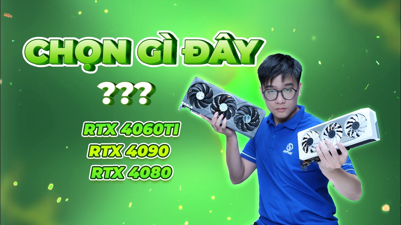 Đâu Là VGA Dành Cho AI - RTX 4060 Ti, RTX 4080 Hay RTX 4090? | Stable Diffusion Check!