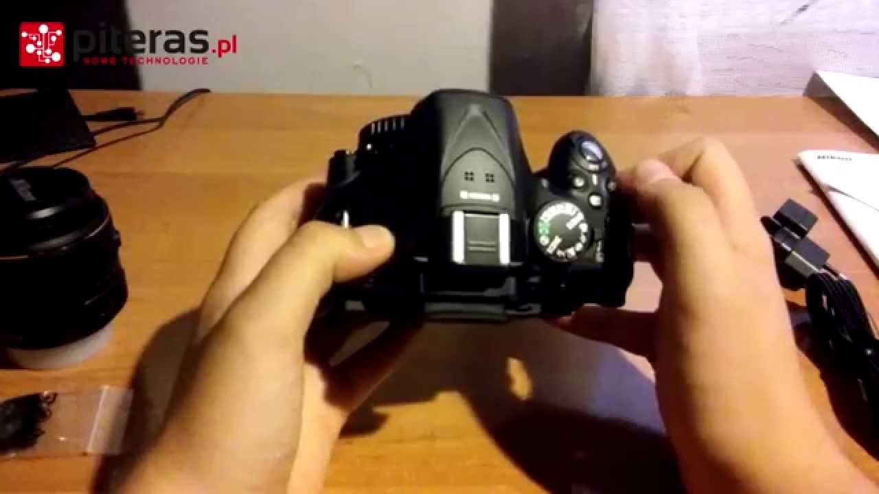 Nikon D5200 + Obiektyw Kit 18-55 VR II - Rozpakowanie lustrzanki PL - HD