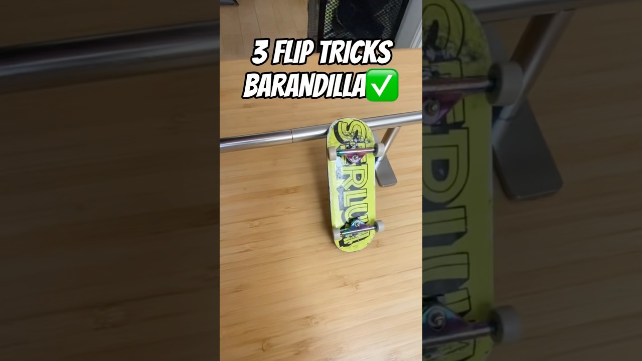 ❌ 3 TRUCOS FINGERBOARD F&Aacute;CILES ✅🎯 #Fingerboad #skate #techdeck