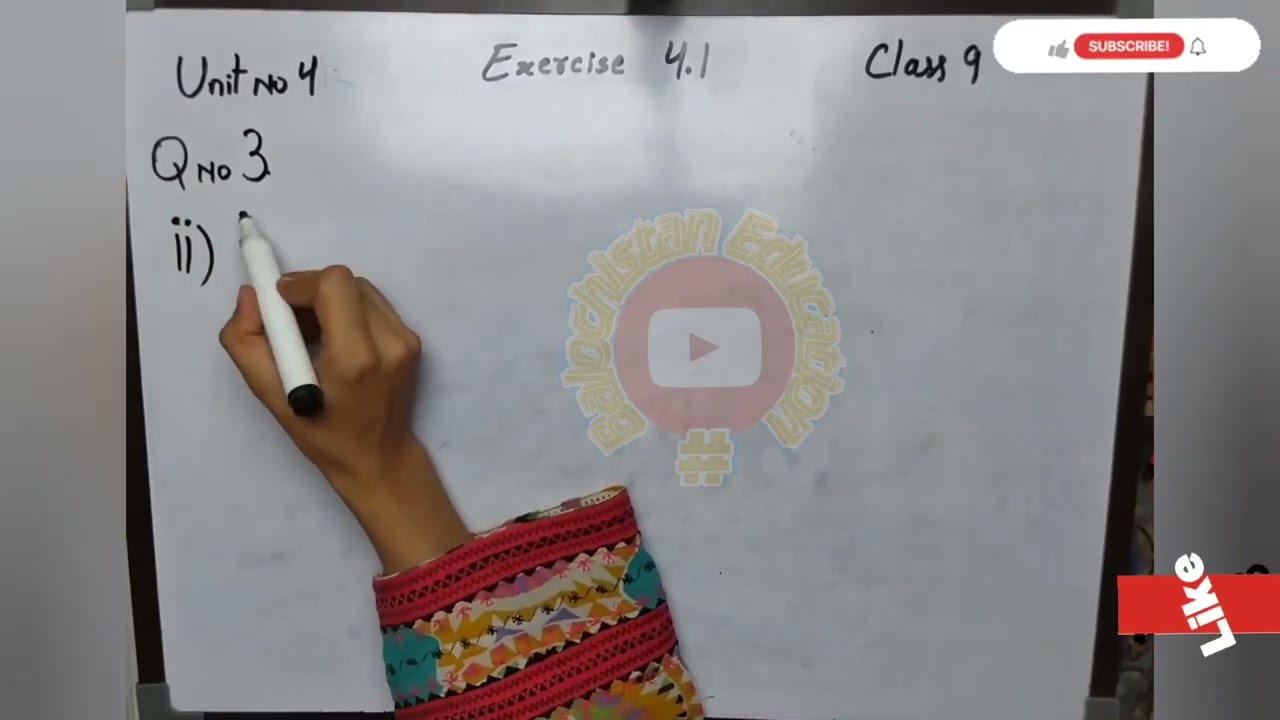 Q.no.3 Exercise 4.1 / sum & difference of rational numbers / Unit 4 class 9 math Balochistan board