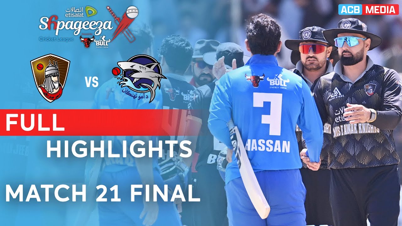 Full Highlights | Mis-e-Ainak Knights vs Amo Sharks | Grand Finale | Match 21 | SCLX | ACB | 3Z1A