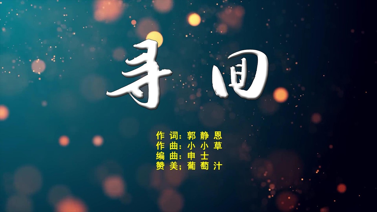 【 尋回 】我曾在人海中流浪，惶恐迷失不知方向。世人看我半生凄凉，我却一直在你心上。这世界让我哭了，想要把我吞没。我看见你就笑了  因你还要救拔我。。。