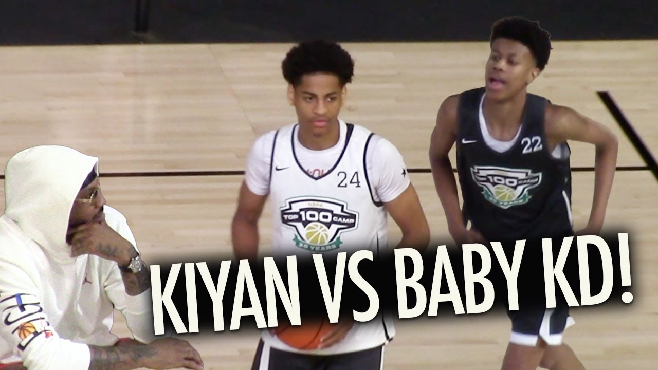 🔥 Kiyan Anthony COOKS #1 Freshman Baby KD at Top 100 Camp! NBA Legends in SHOCK 🤯