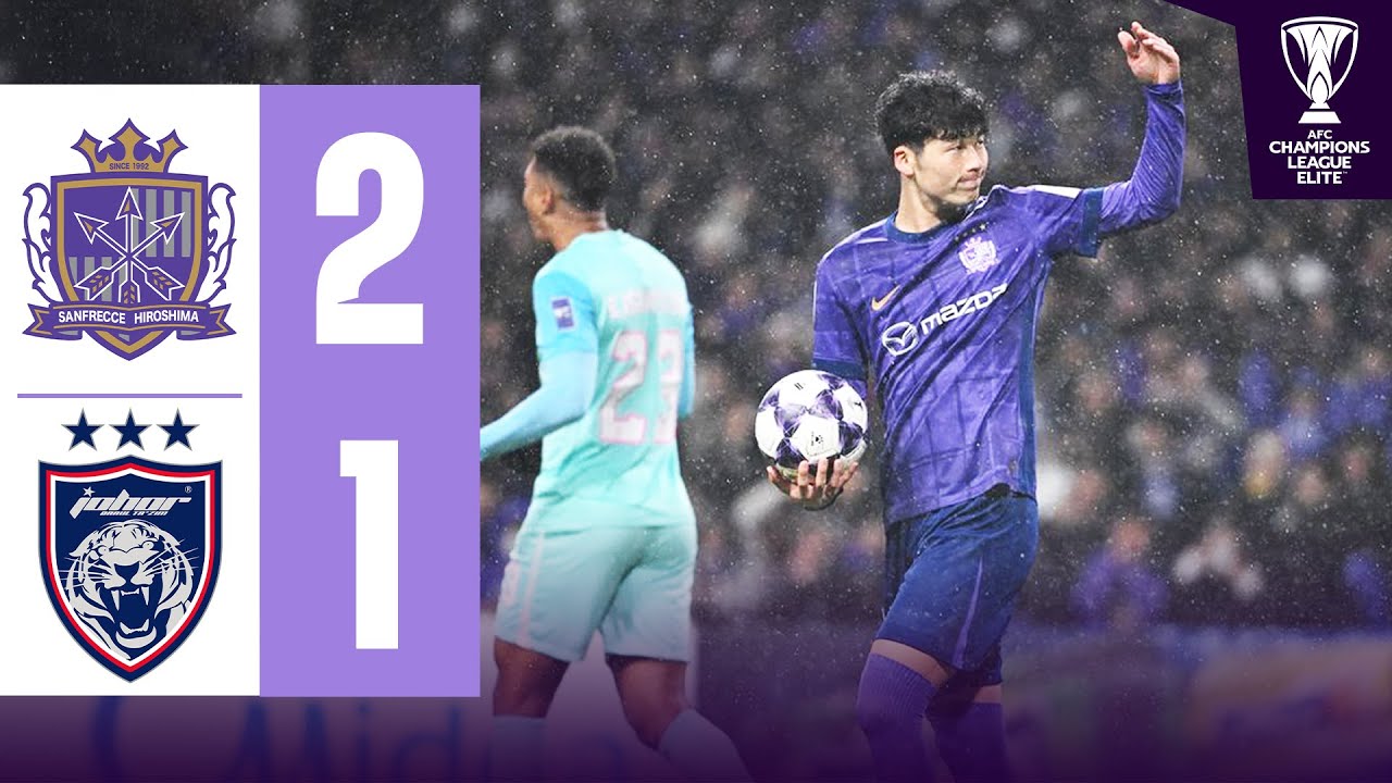 SUZUKI’S BRACE locks in last-16 spot | Sanfrecce Hiroshima 🇯🇵 vs Johor DT 🇲🇾 | Highlights ACL Elite™