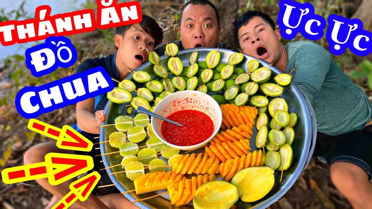 TXVL - Xem Mà Khô Nước Miếng Với Mâm Đồ Chua Chấm Nước Sốt Thái Siêu Cay Ngon Cực | Thánh Xàm