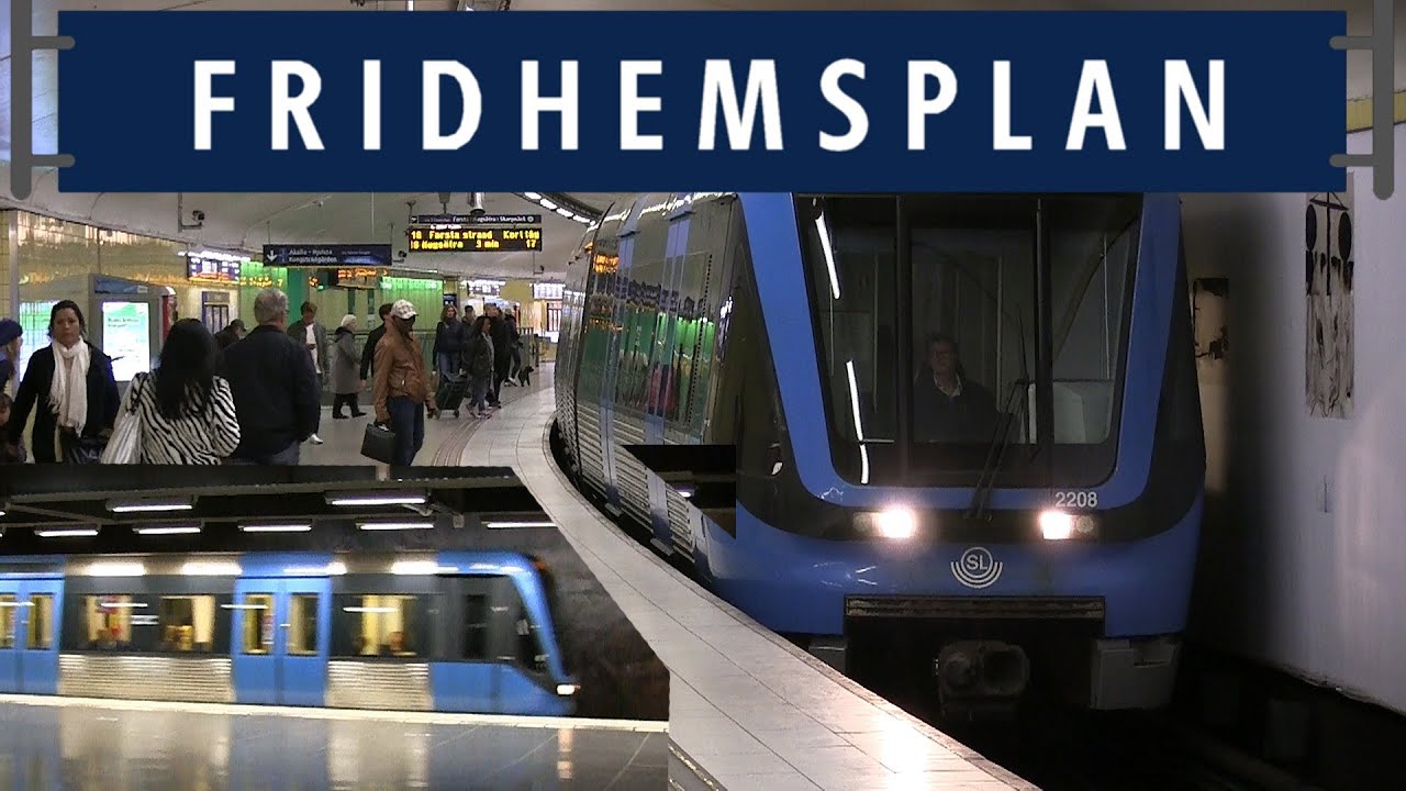 Fridhemsplan tunnelbanestation Gröna och Blå Linjen