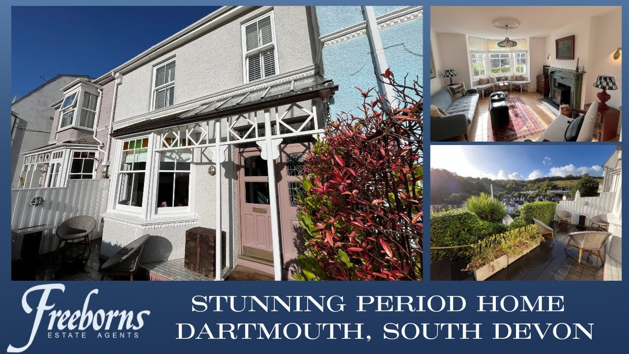 Join Us For The Tour Of This Beautiful Period Home In Dartmouth, South Hams.