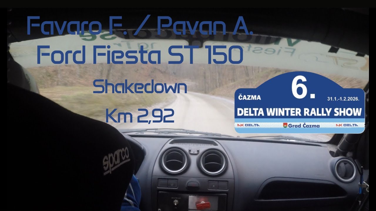 Favaro-Pavan @ 6° Delta Winter Rally Show 2026 - Shakedown