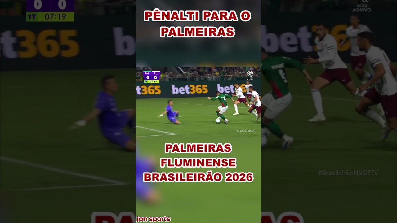 1&ordm; GOL DO PALMEIRAS | GOL DO VITOR ROQUE | Palmeiras x Fluminense | Brasileir&atilde;o 2026 #Palmeiras #Flu