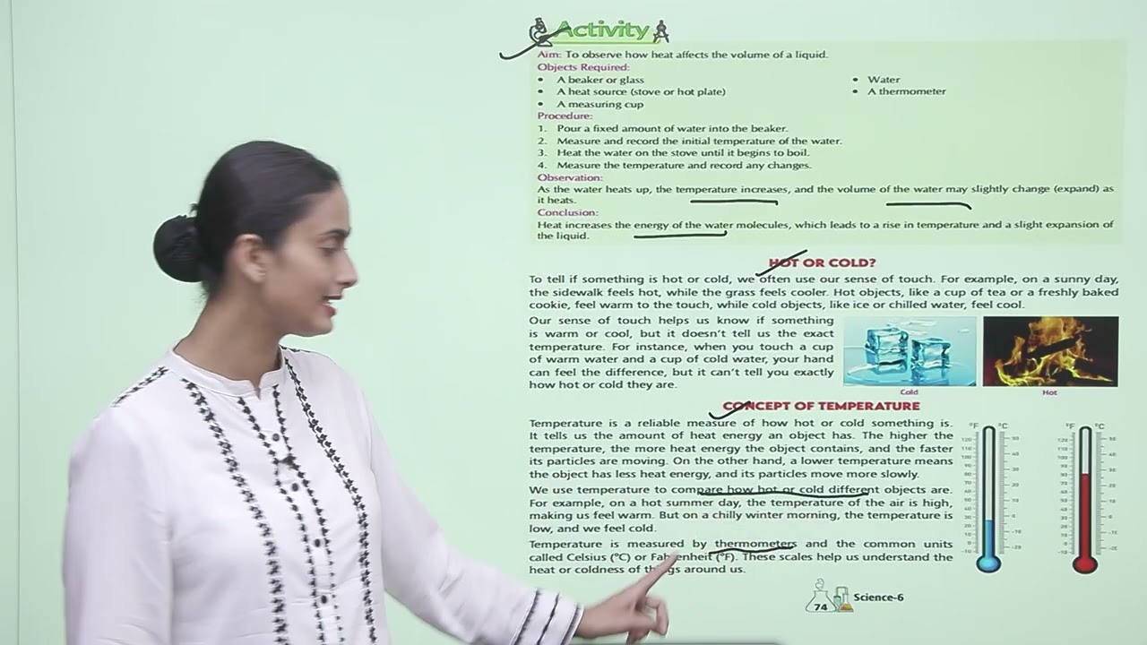 Ch 7 | Jophiel Books | Science | Class 06 | Temperature And Its Measurement | For children