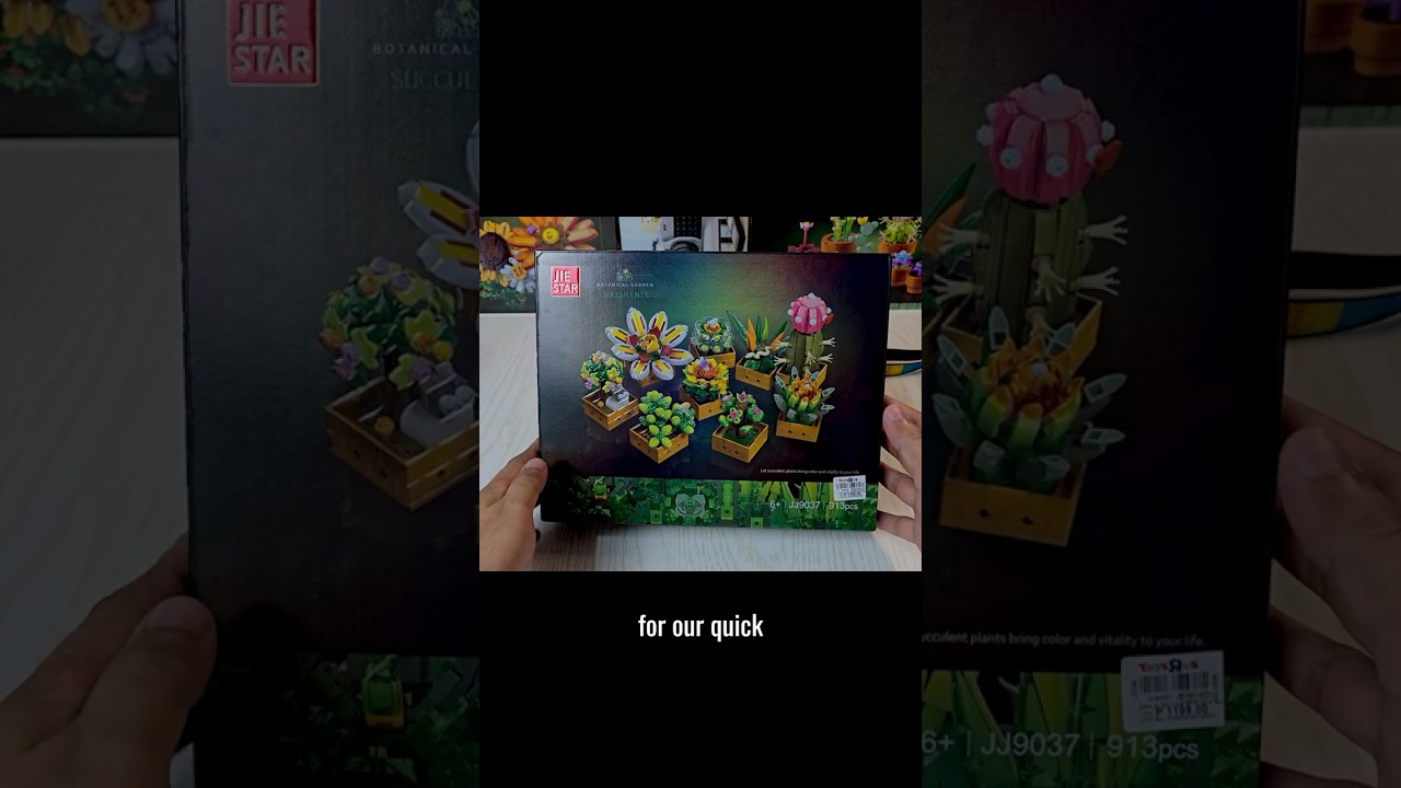 Lego Succulent Set from Jiestar - Quick Brick E35.
