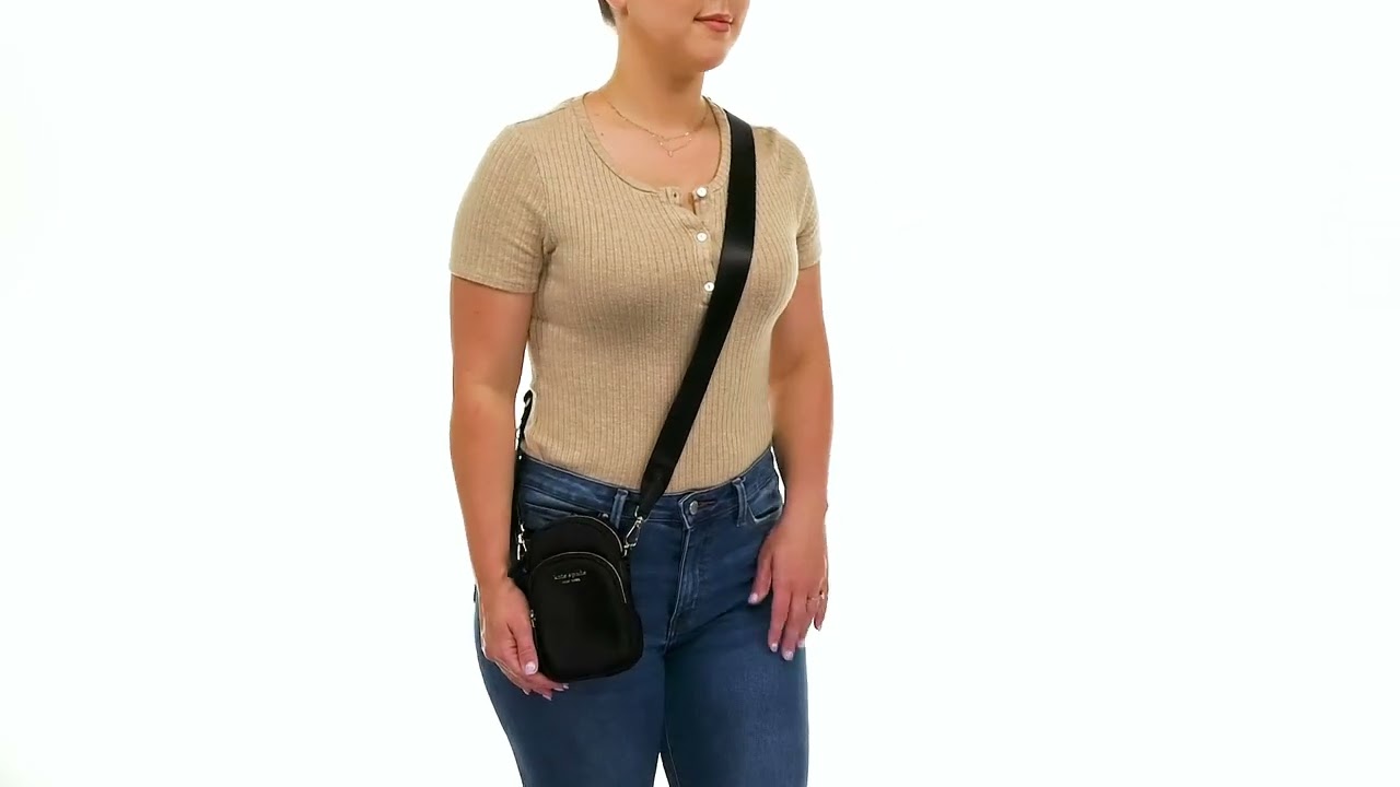 Kate Spade New York Sam The Little Better Nylon North/South Phone Crossbody SKU: 9778458