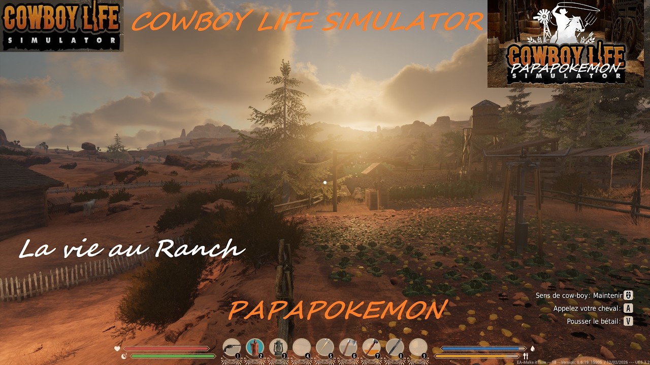 Cowboy Life Simulator 044  UN WEEK-END AU RANCH ON S’OCCUPE BIEN  DE LA FERME