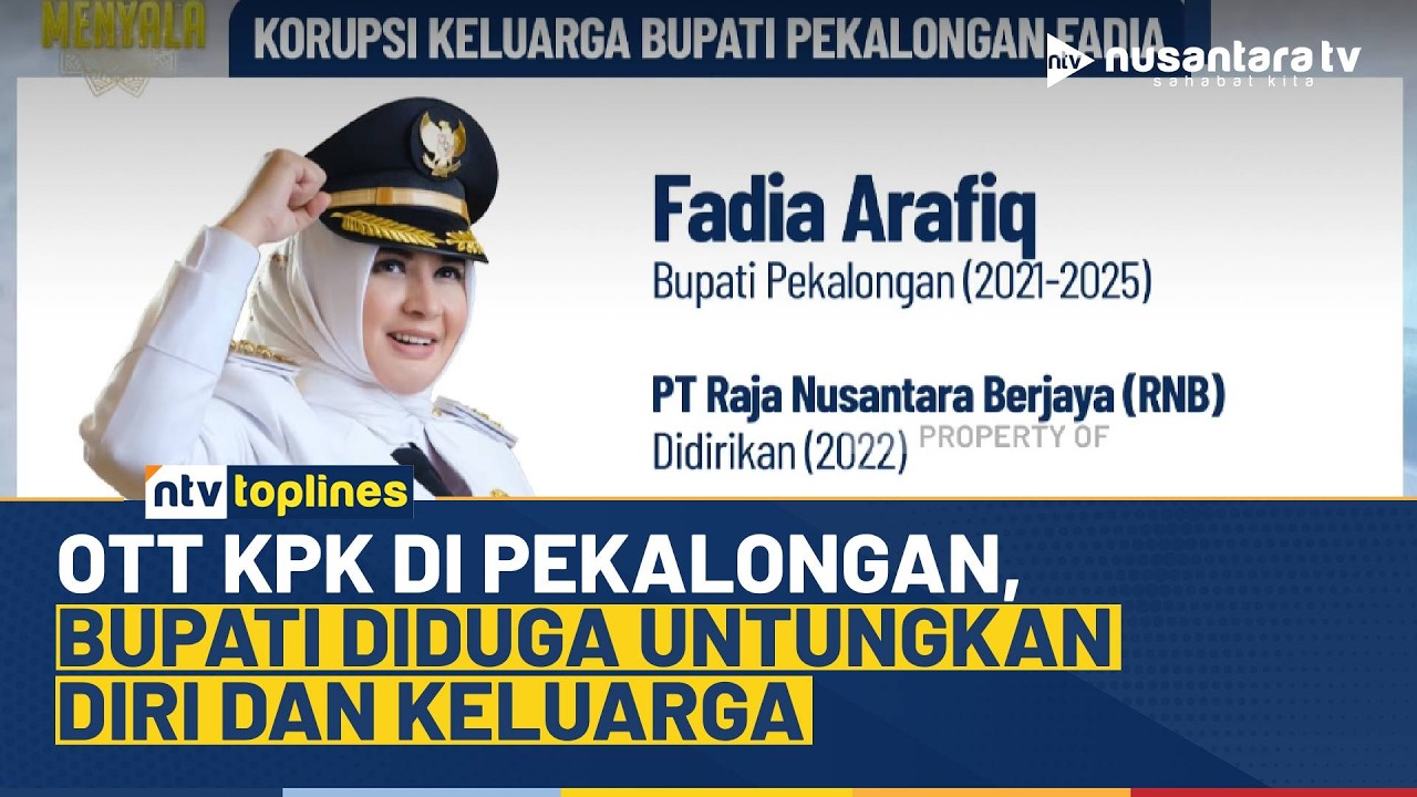 Deretan Fakta Korupsi Outsourcing yang Seret Bupati Pekalongan Jadi Tersangka | NTV TOPLINES
