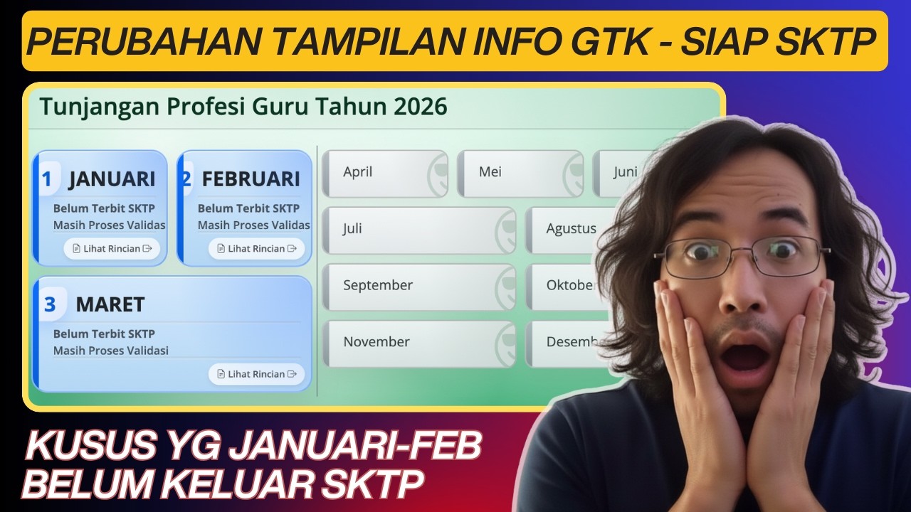 PERUBAHAN TAMPILAN INFOGTK SETELAH MAINTENANCE SPESIAL UNTUK YANG JANUARI DAN FEBRUARI BELUM SKTP