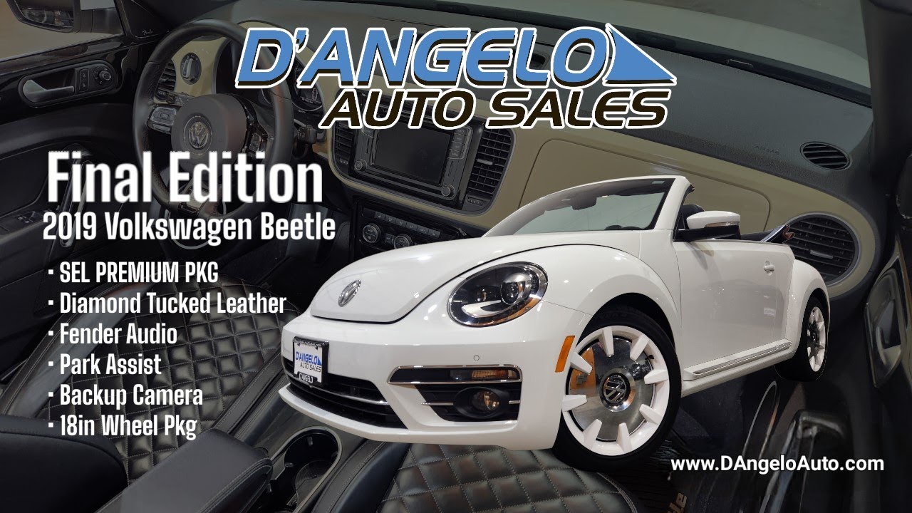 FINAL EDITION 2019 VW Beetle Convertible SEL Premium at D'Angelo Auto in Hillsboro OR