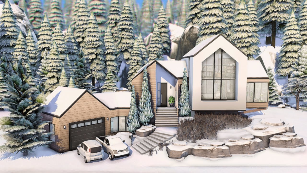 Sims 4 Nordic Nest IKEA Inspired Family Home Stop Motion |  Meet The Bjergsens