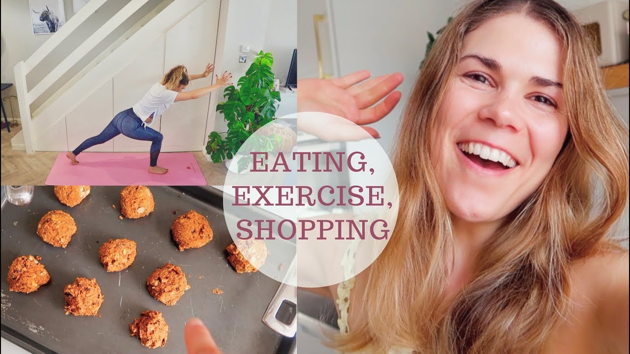 A Day In The Life | FOOD SHOP, MEAL PREP & HOME WORKOUTS | Madeleine Shaw