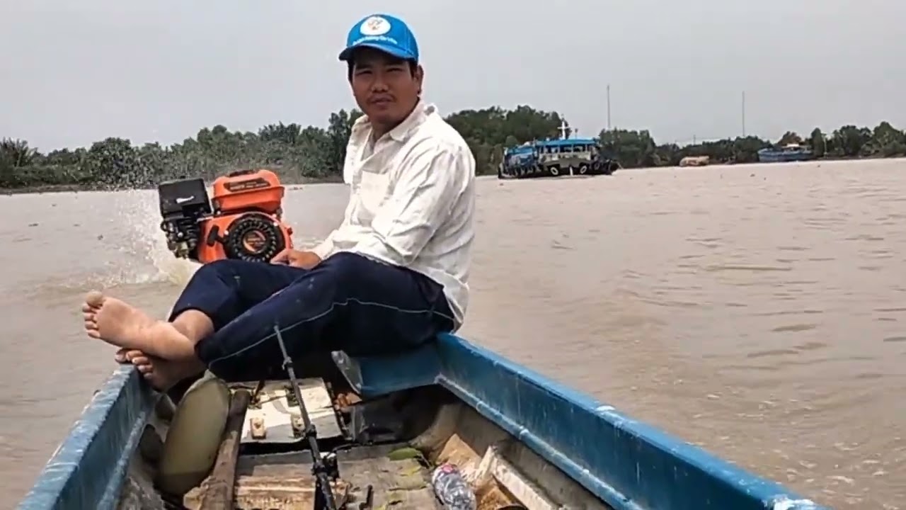 Theo Ba Báo dạo sông Vàm Cỏ 1