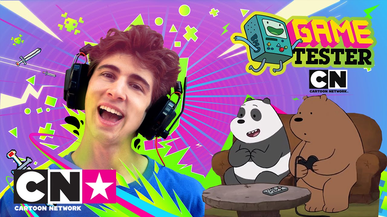 We Bare Bears vs Favij | Game Tester | Cartoon Network