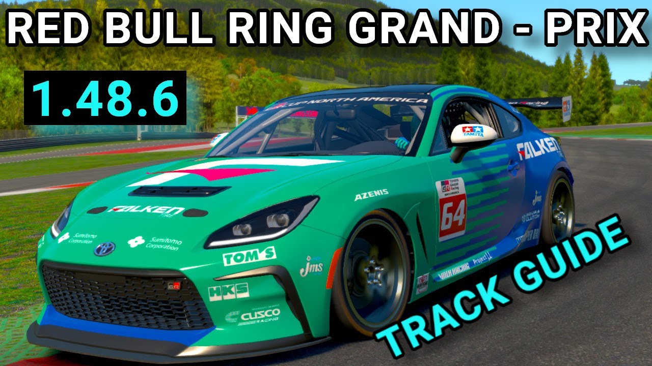 Руководство по трассе Red Bull Ring Grand - Prix Toyota GR86 iRacing