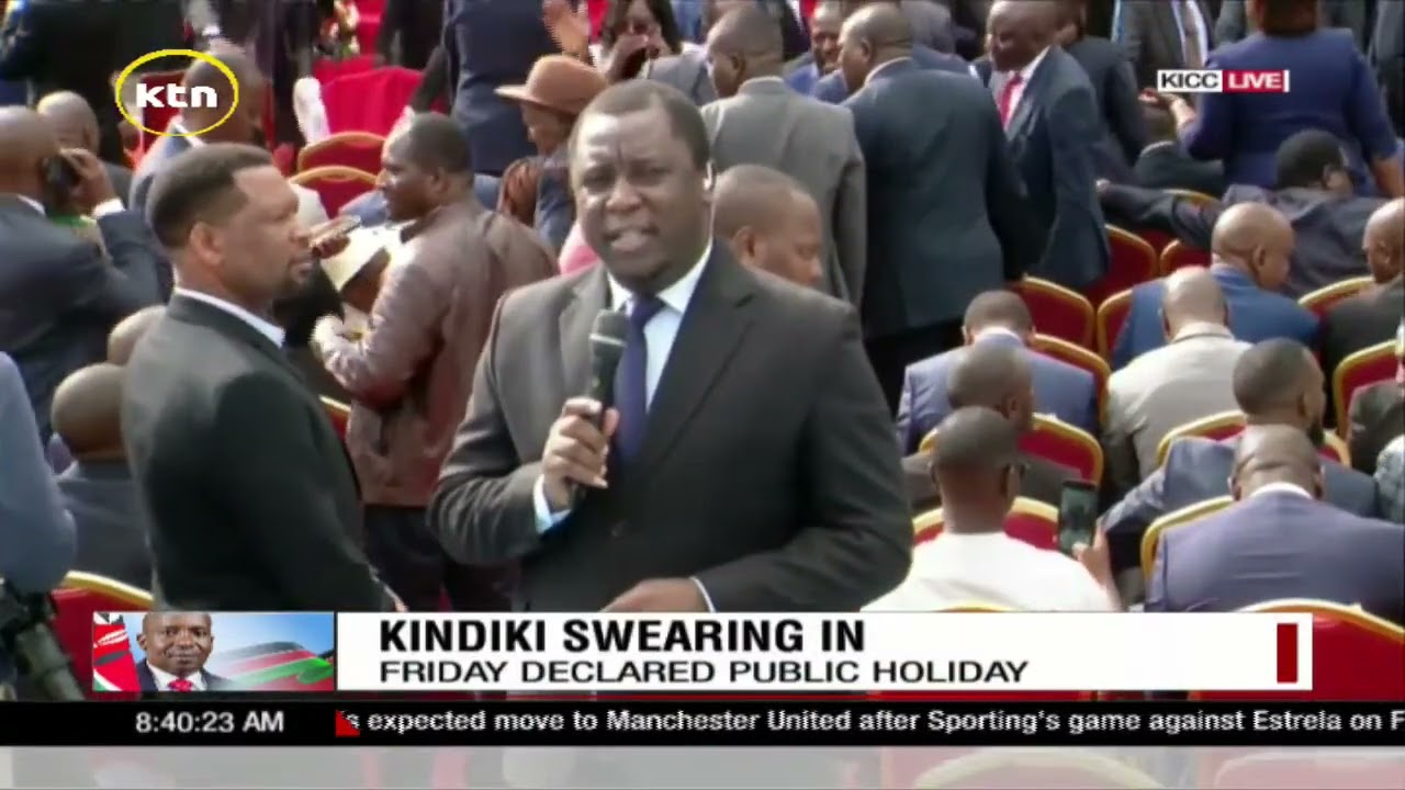 Full attendance at the KICC ahead of Kindiki's swearing in